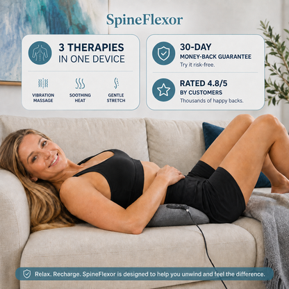 SpineFlexor 3-in-1 Back Relief Massager 50% OFF