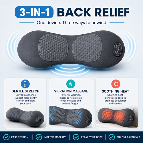 SpineFlexor 3-in-1 Back Relief Massager 50% OFF